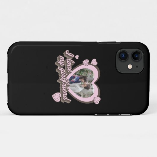 Ik hou van mijn eigen Vriendin foto Case-Mate iPhone Case (Achterkant (horizontaal))