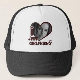 Ik hou van mijn eigen Vriendin foto-hart Trucker Pet