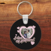 Ik hou van mijn eigen Vriendin foto Sleutelhanger (Voorkant)