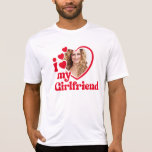 Ik hou van mijn eigen Vriendin foto T-shirt<br><div class="desc">I Love My Vriendin Shirt - upload een foto voor binnenin het hart</div>