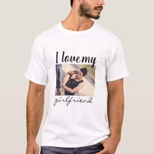 Ik hou van mijn eigen vriendin foto wit t-shirt