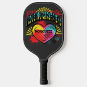 Ik hou van mijn eigen Vriendin Graffiti Pickleball Paddle (Voorkant)