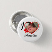 Ik hou van mijn eigen Vriendin Ronde Button 3,2 Cm (Voorkant /achterkant)