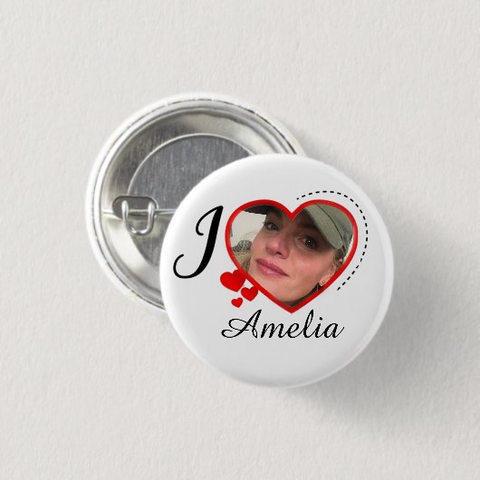Ik hou van mijn eigen Vriendin Ronde Button 3,2 Cm (Voorkant /achterkant)