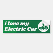 Ik hou van mijn elektrische auto bumpersticker (Voorkant)
