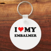Ik hou van mijn embalmer sleutelhanger (Voorkant)
