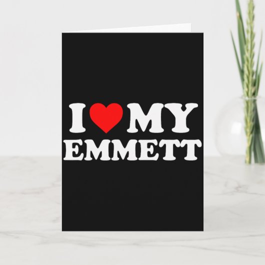 Ik hou van mijn Emmett  Kaart (Voorkant)