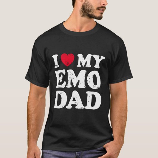 Ik hou van mijn emo vader t-shirt (Voorkant)
