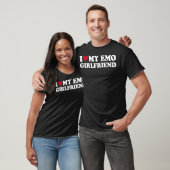 Ik hou van mijn Emo-Vriendin T-shirt (Unisex)