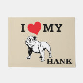 Ik hou van mijn Engelse Bulldog Mat die het person (Voorkant)