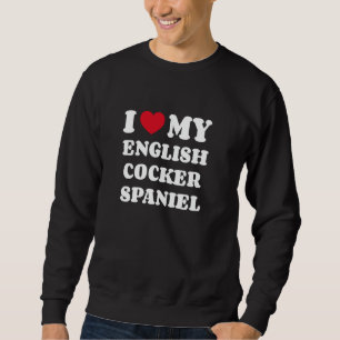 Ik hou van mijn Engelse Cocker Spaniel hondeneigen Trui