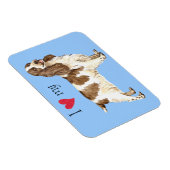 Ik hou van mijn Engelse Cocker Spaniel Magneet (Rechterzijde)