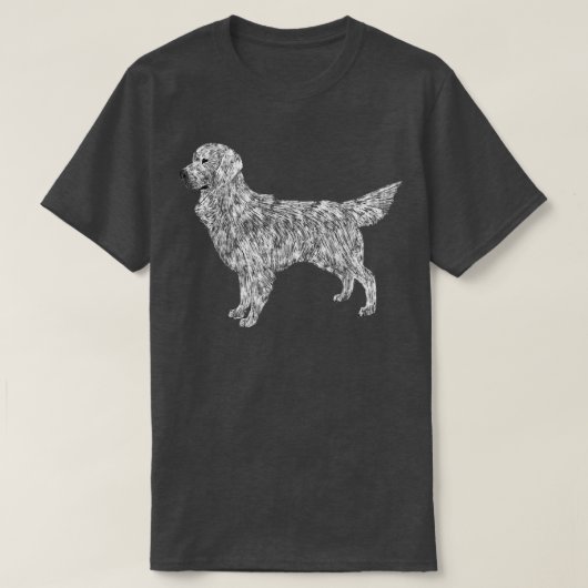 Ik hou van mijn Engelse Cream Golden Retriever T-shirt (Design voorkant)