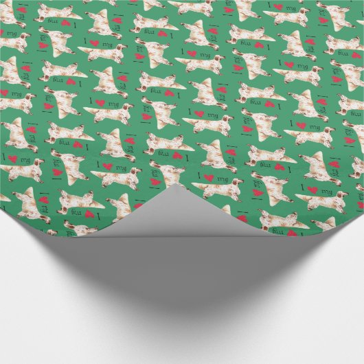 Ik hou van mijn Engelse Setter Cadeaupapier (Hoek)