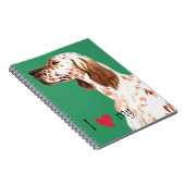Ik hou van mijn Engelse Setter Notitieboek (Rechterzijde)