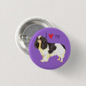 Ik hou van mijn Engelse Speelgoed Spanjaard Ronde Button 3,2 Cm (Voorkant /achterkant)