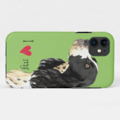 Ik hou van mijn Engelse Springer Spaniel Case-Mate iPhone Case (Achterkant (horizontaal))