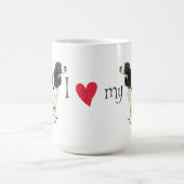 Ik hou van mijn Engelse Springer Spaniel Koffiemok (Center)