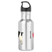 Ik hou van mijn Engelse Springer Spaniel Waterfles (Achterkant)