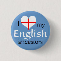 Ik hou van mijn Engelse voorouders Button