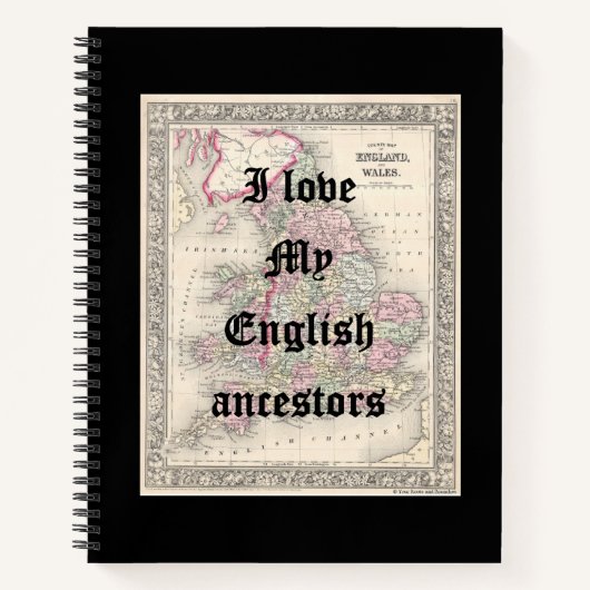 Ik hou van mijn Engelse voorouders | Hard Hoesjes Notitieboek (Voorkant)