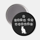 Ik hou van mijn engelse, witte tekst magneet (Voorkant / Achterkant)