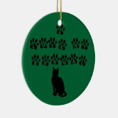 Ik hou van mijn engelse, zwarte tekst keramisch ornament (Rechts)