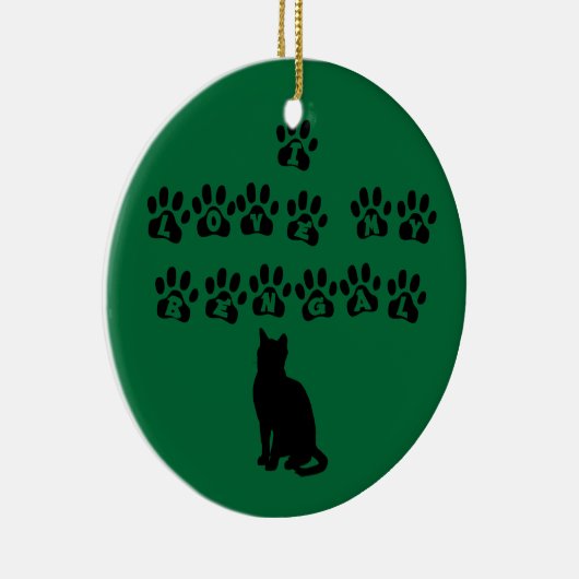 Ik hou van mijn engelse, zwarte tekst keramisch ornament (Rechts)