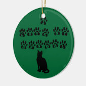 Ik hou van mijn engelse, zwarte tekst keramisch ornament (Links)