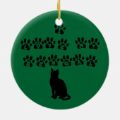 Ik hou van mijn engelse, zwarte tekst keramisch ornament (Achterkant)