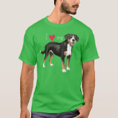 Ik hou van mijn Entlebucher T-Shirt (Voorkant)
