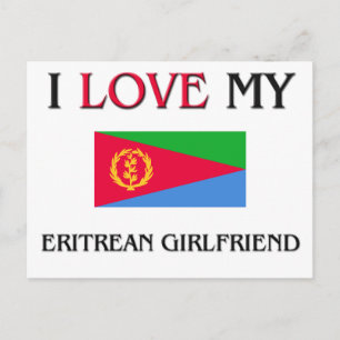Ik hou van mijn Eritrese Vriendin Briefkaart