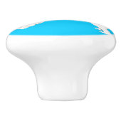 Ik hou van mijn Eskie Keramische Knop (Zijkant)