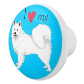 Ik hou van mijn Eskie Keramische Knop (Rechts)