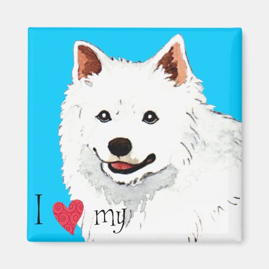 Ik hou van mijn Eskie Magneet (Voorkant)