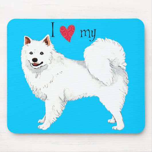 Ik hou van mijn Eskie Muismat (Voorkant)