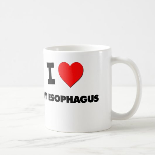 Ik hou van Mijn Esophagus Koffiemok (Rechts)