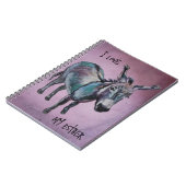 Ik hou van mijn Esther paarse Notitieboek (Linkerzijde)