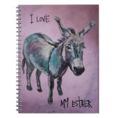 Ik hou van mijn Esther paarse Notitieboek (Voorkant)