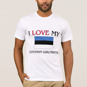 Ik hou van mijn Estse Vriendin T-shirt
