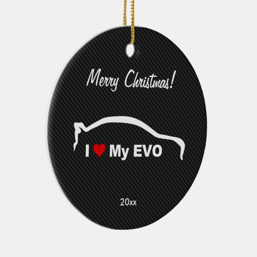 Ik hou van mijn EVO Keramisch Ornament (Rechts)
