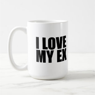 Ik hou van mijn ex koffiemok