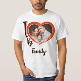Ik hou van mijn familie _aangepast cadeau T-Shirt