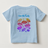 Ik hou van mijn familie peuter T-shirt (Achterkant)