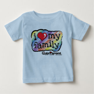 Ik hou van mijn familie Rainbow t-shirt
