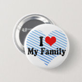 Ik hou van mijn familie ronde button 5,7 cm (Voorkant /achterkant)