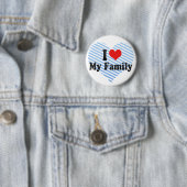 Ik hou van mijn familie ronde button 5,7 cm (In situ)