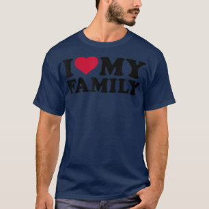 Ik hou van mijn familie t-shirt