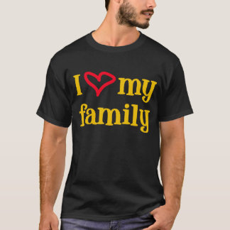 Ik hou van mijn familie — T-shirt