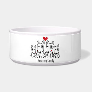 Ik hou van mijn familie voerbakje